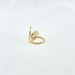 Bague oreille Elsa : Bague doreille composée de 4 anneaux. En plaqué or 3 microns 18 carats