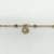 chaine - bracelet de cheville en plaqué or 3 microns chaine boules et 4 pendentif trèfle à 4 feuilles