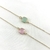 Bracelet Milo vert et rose-min