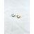 Earcuff Wavy: Bague d'oreille ondulée en forme de vague. En plaqué or 3 microns 18 carats et en argent 925 rhodié