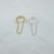 Earcuff Nathalia: bague d'oreille double agrémentée d'une chaine venant épouser votre oreille avec légèreté. En plaqué or et argent 925