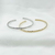 Jonc sabine: bracelet rigide ouvert et fin composé de petits cercles perlés facile à porter seul ou non! En plaqué or 3 microns et en argent 925