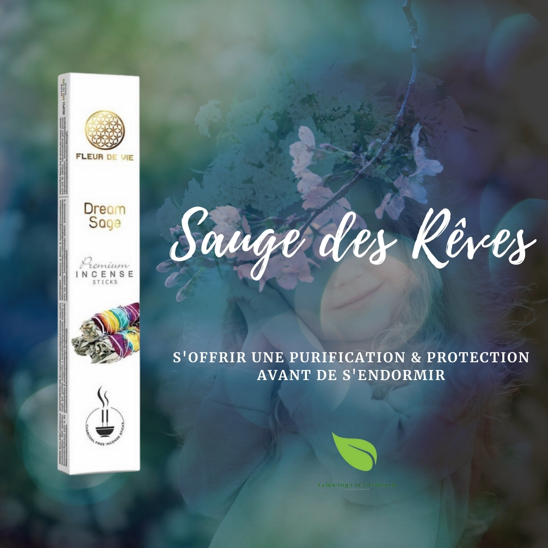 Encens poudre de protection et de purification sauge blanche