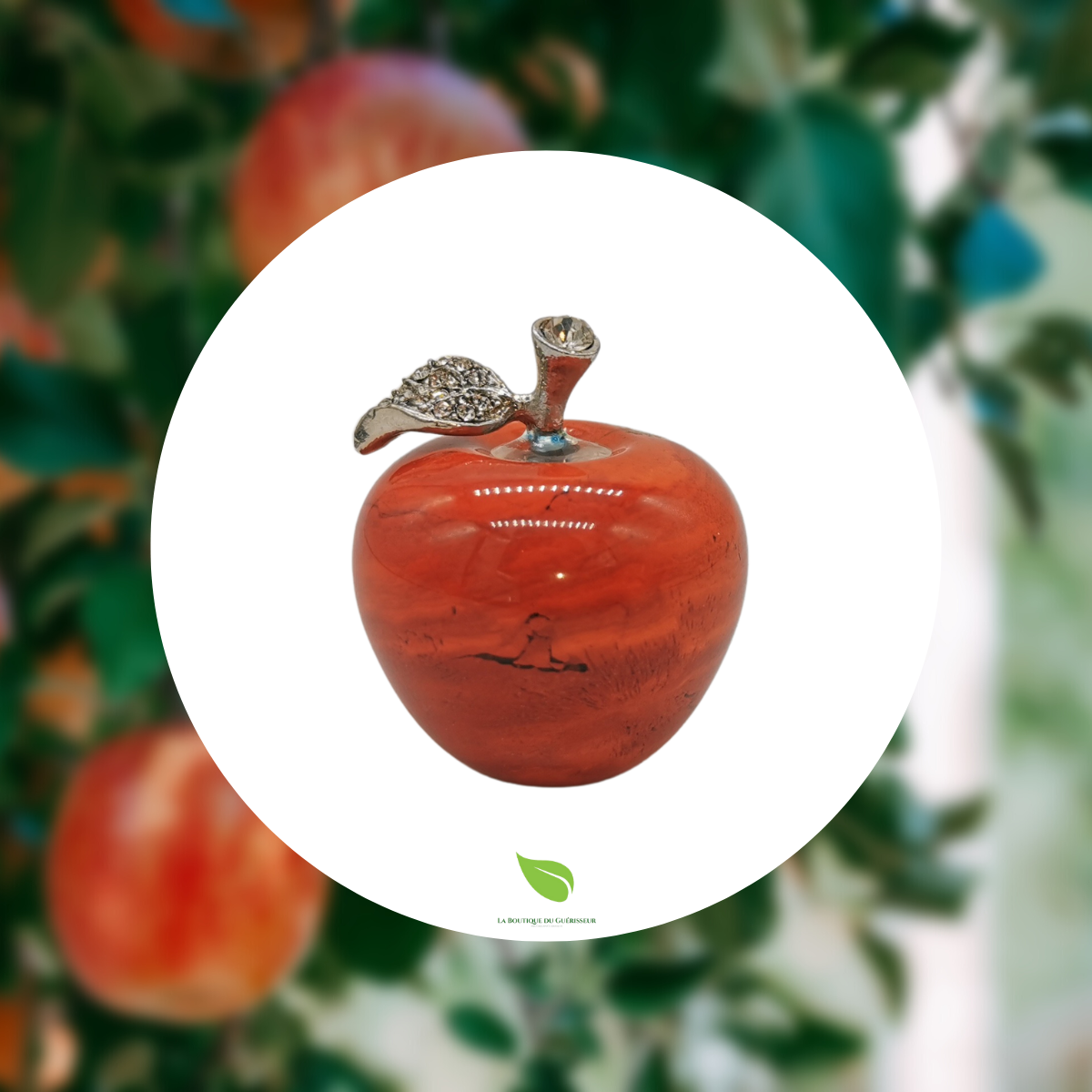 p pomme jaspe rouge
