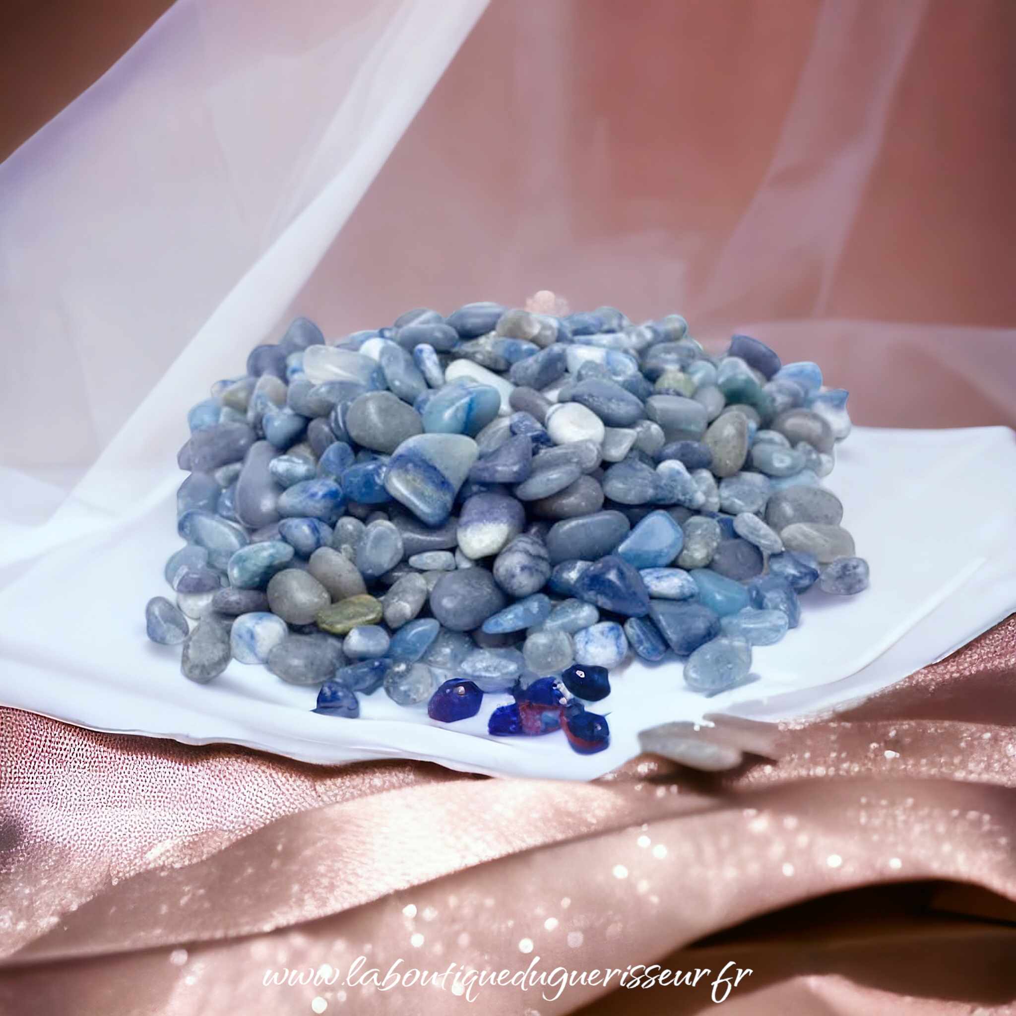 Chips de Quartz Bleu - Pochon de 50g