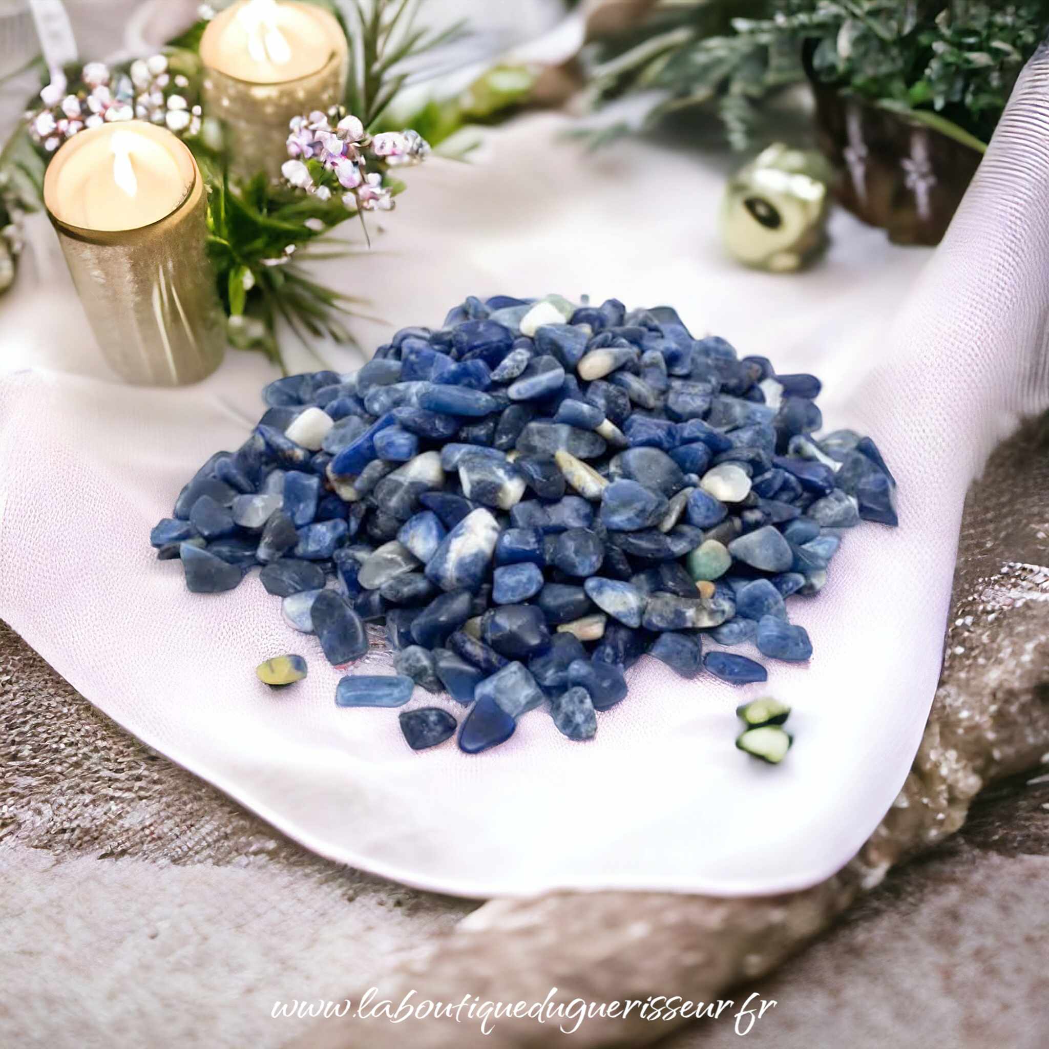 Chips de Sodalite - Pochon de 50g