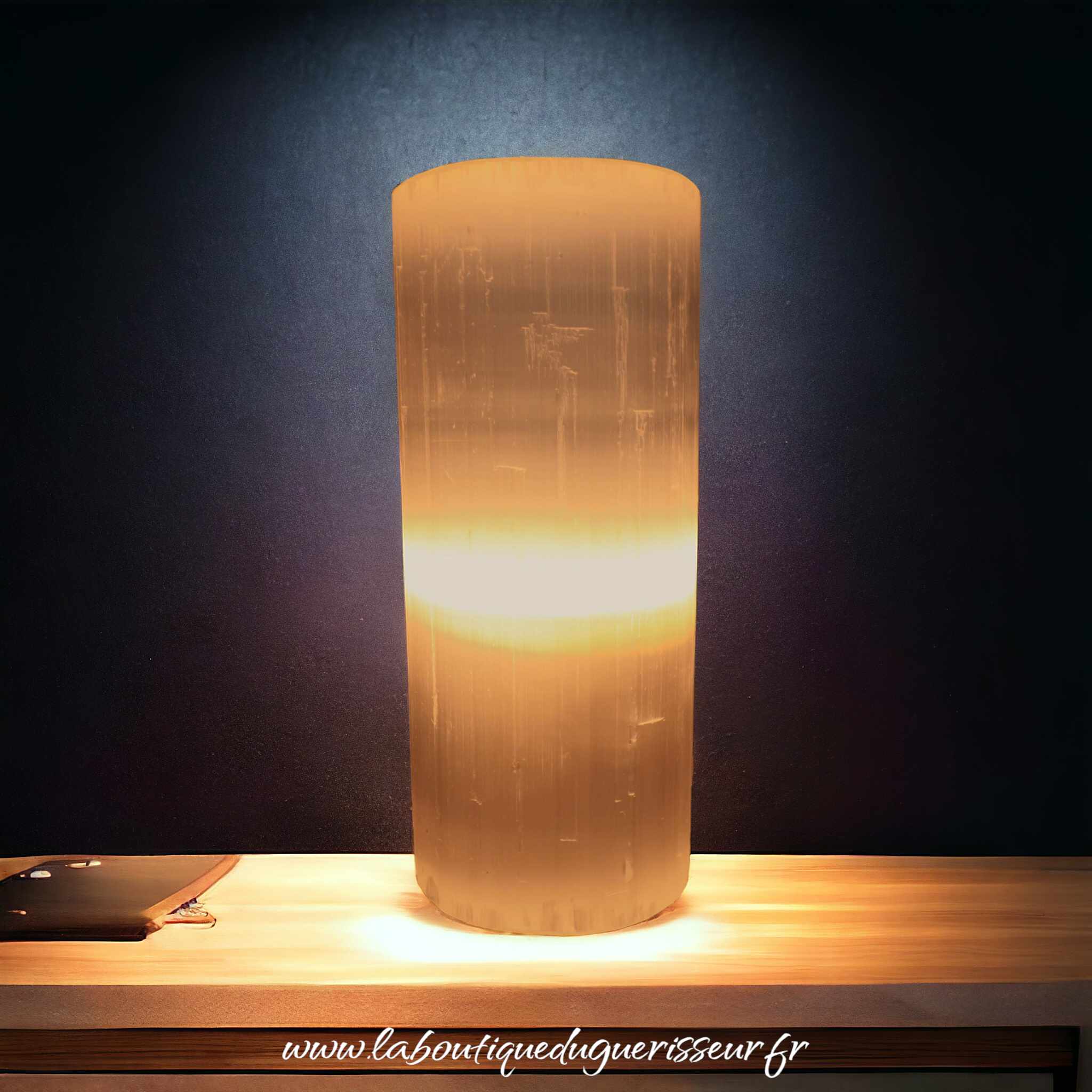 Lampe Sélénite Cylindre