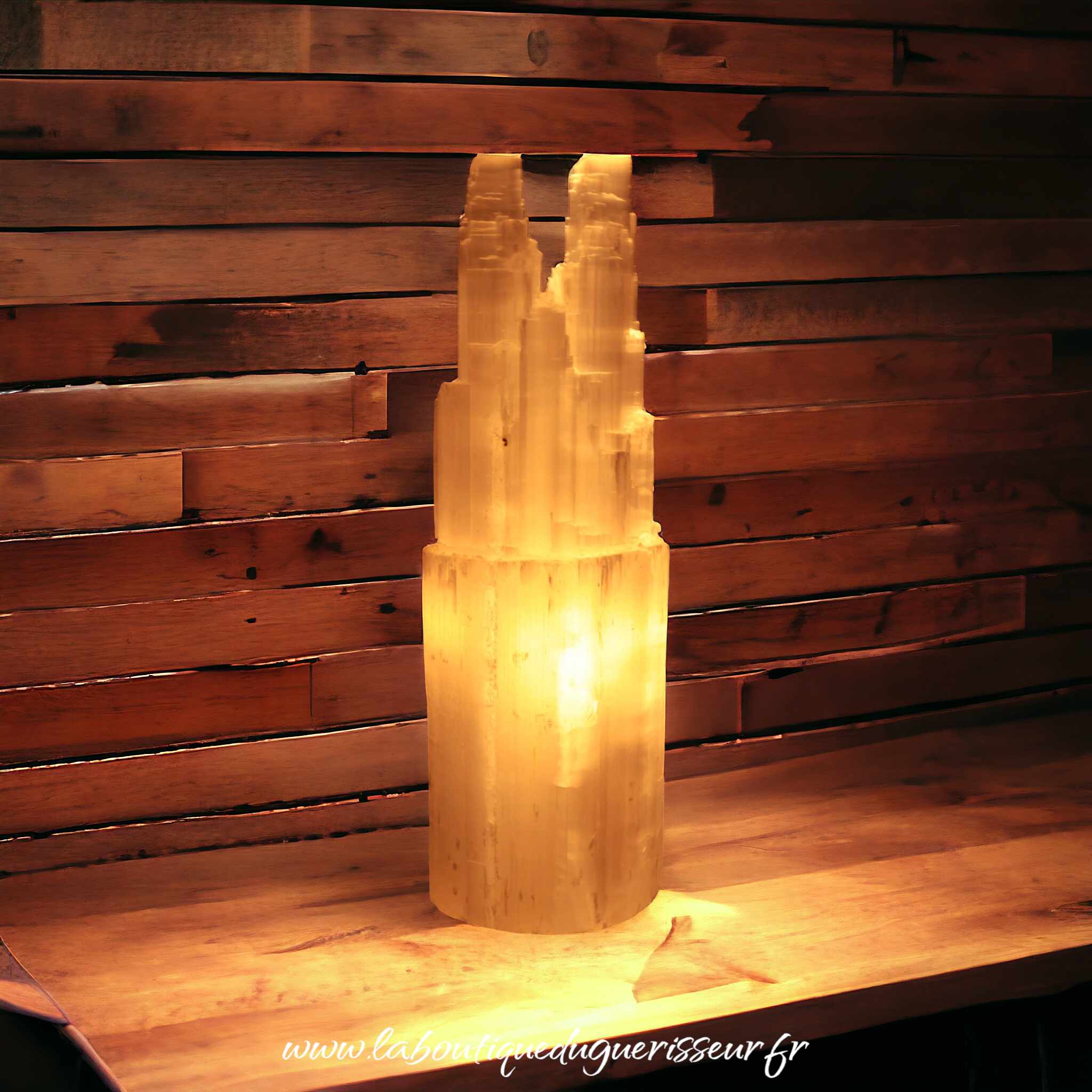 Lampe Sélénite Montagne Double