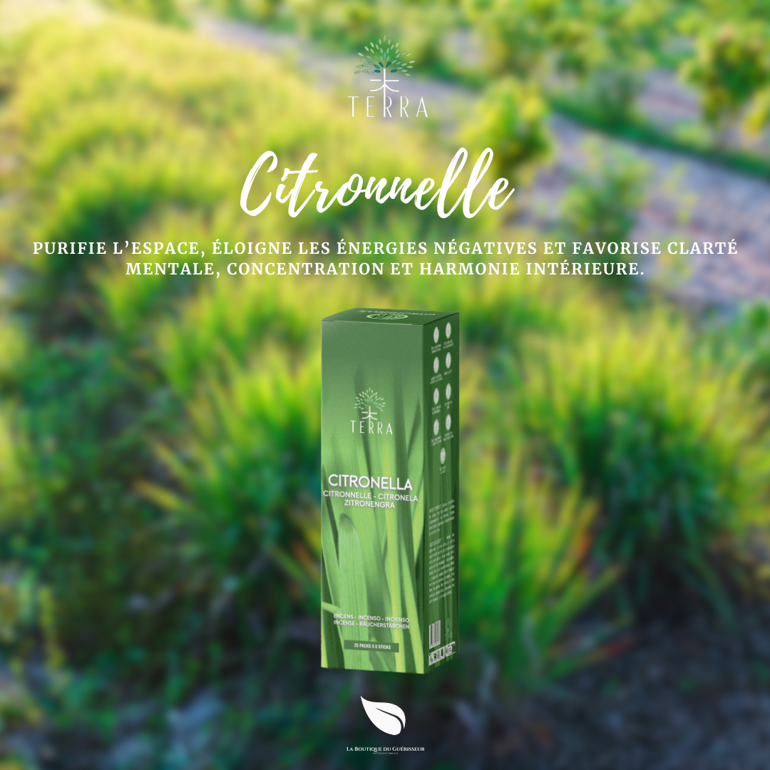 Encens TERRA - Citronnelle