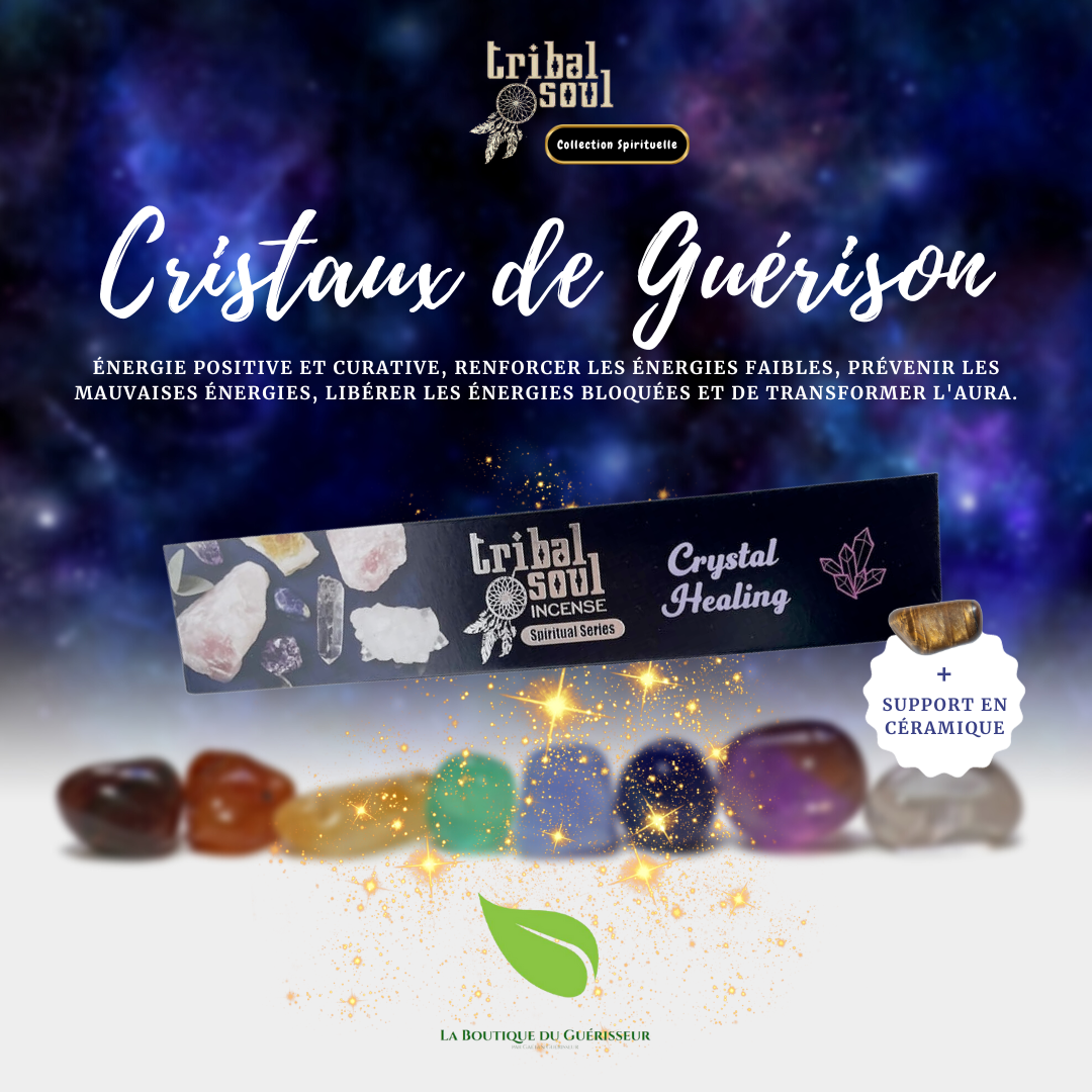 Encens Spirituel TRIBAL SOUL - Cristaux de Guérison