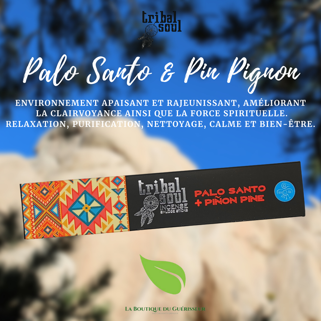Encens TRIBAL SOUL - Palo Santo & Pin à pignons