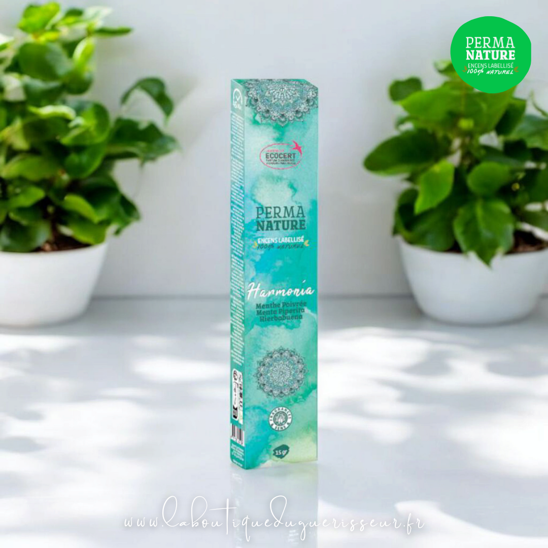 Encens PERMA-NATURE - Harmonia Menthe Poivrée Ecocert 15g
