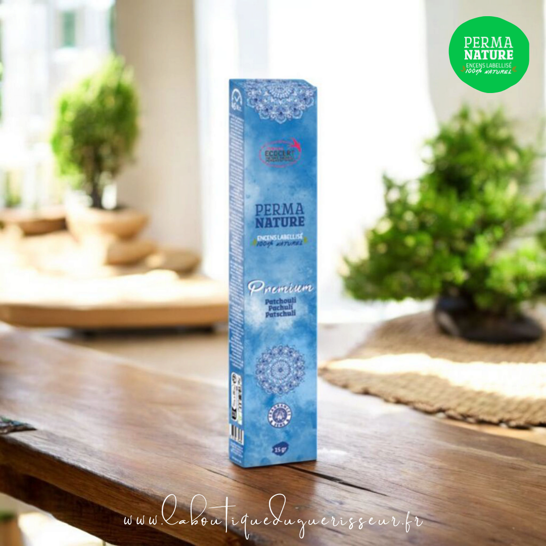 Encens PERMA-NATURE - Premium Patchouli Ecocert 15g
