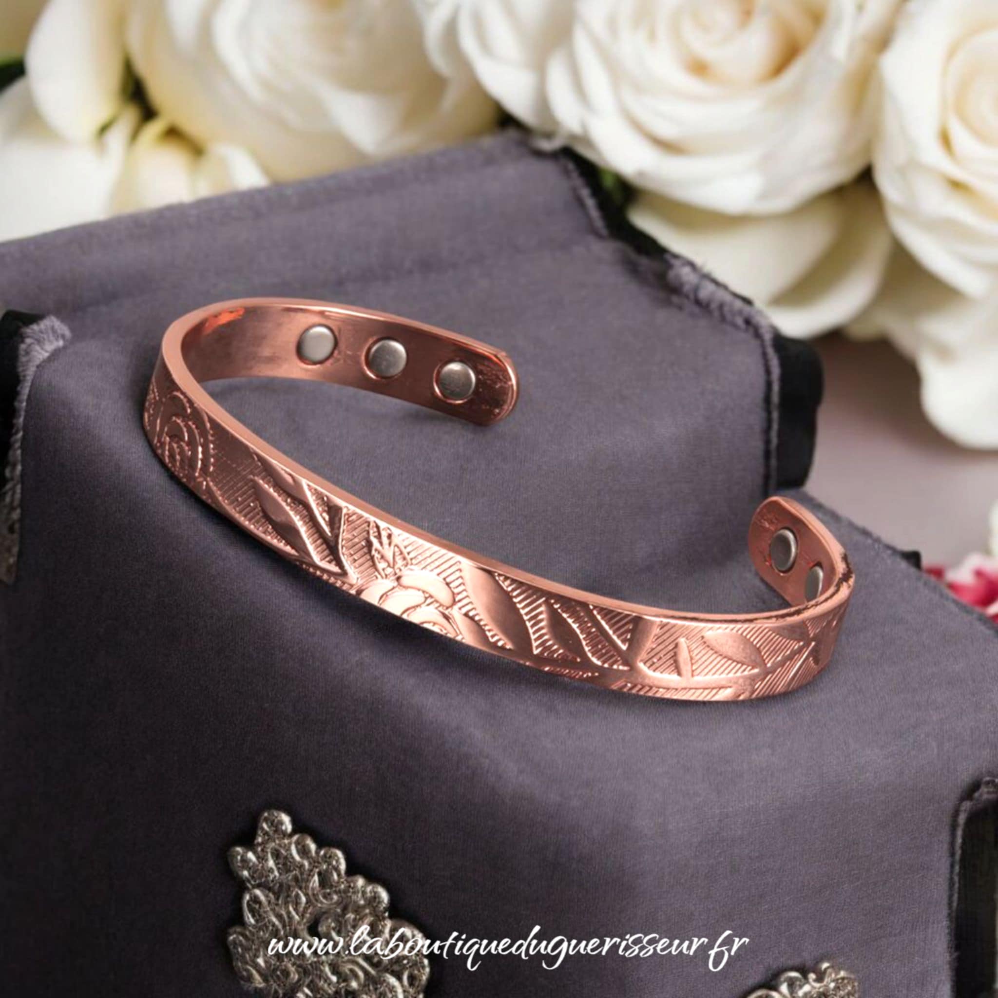 Bracelet Magnétique en Cuivre – Énergie Positive & Bien-Être Naturel