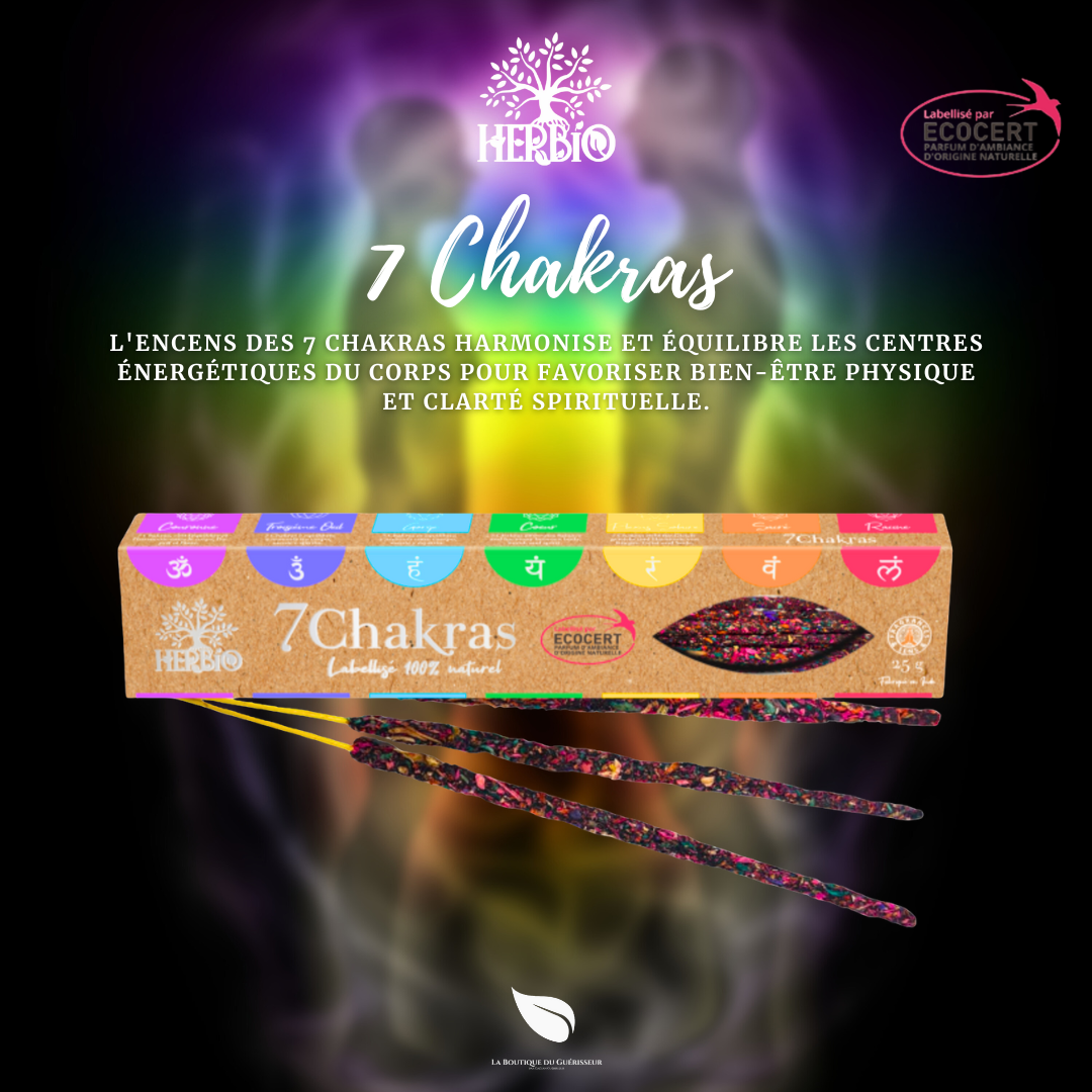 Encens HERBIO - 7 Chackras 20gr
