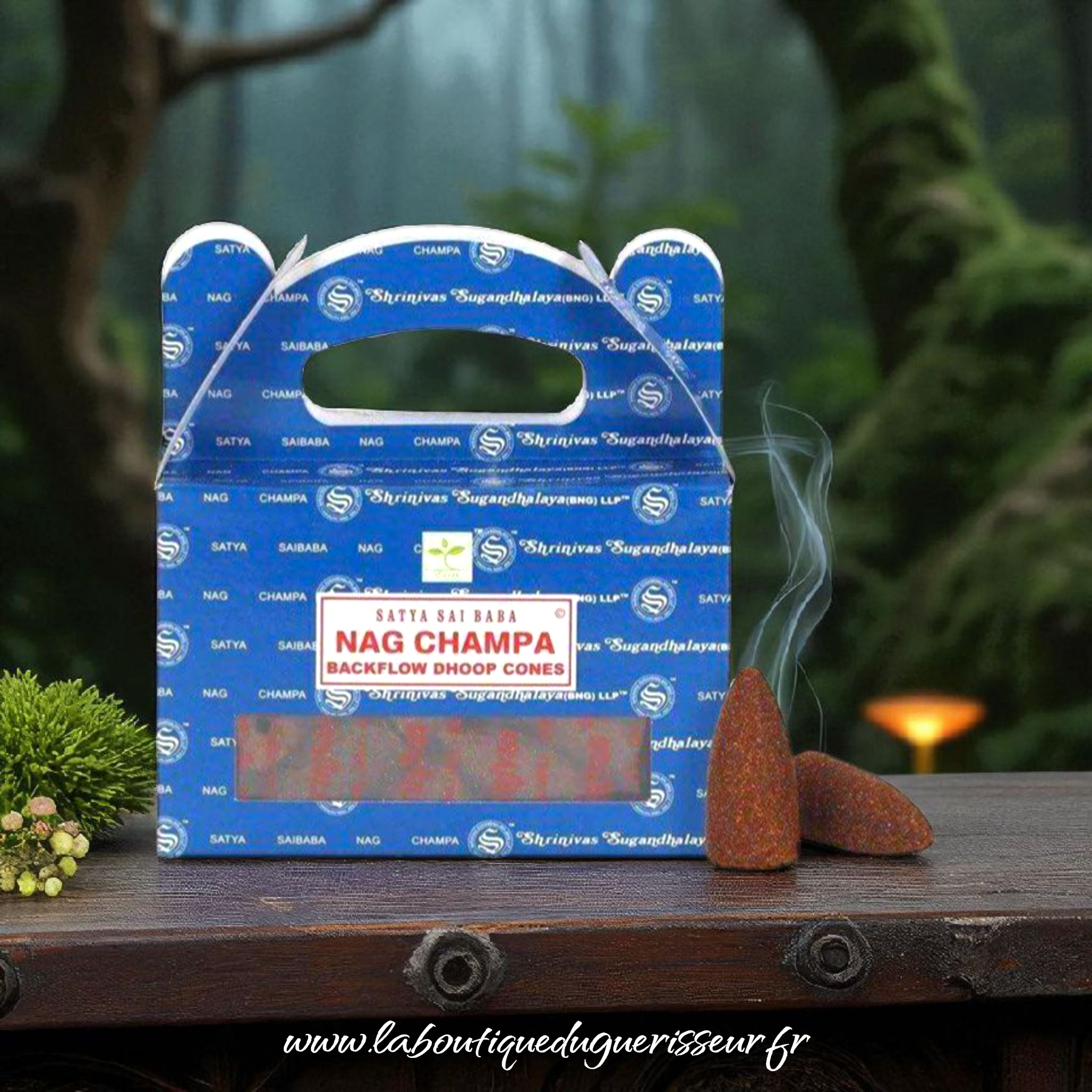 Cônes d\'encens backflow - Nag Champa - SATYA