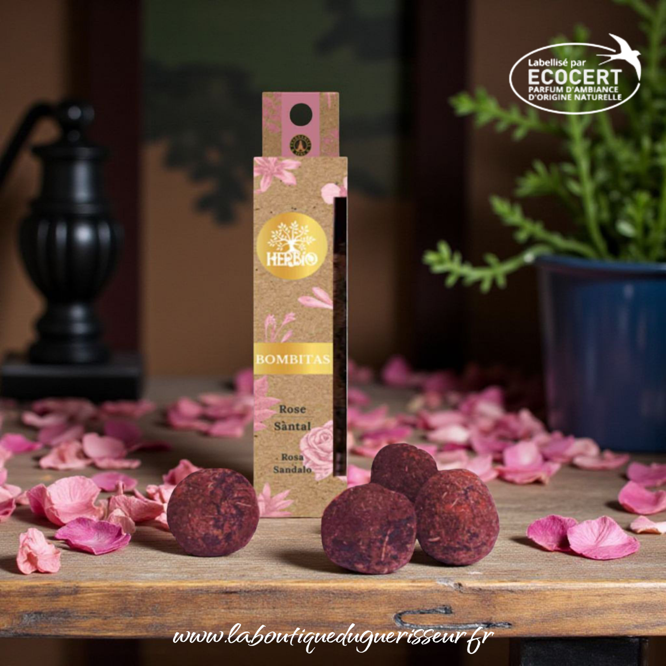 Encens Bombitas Herbio – Rose Santal