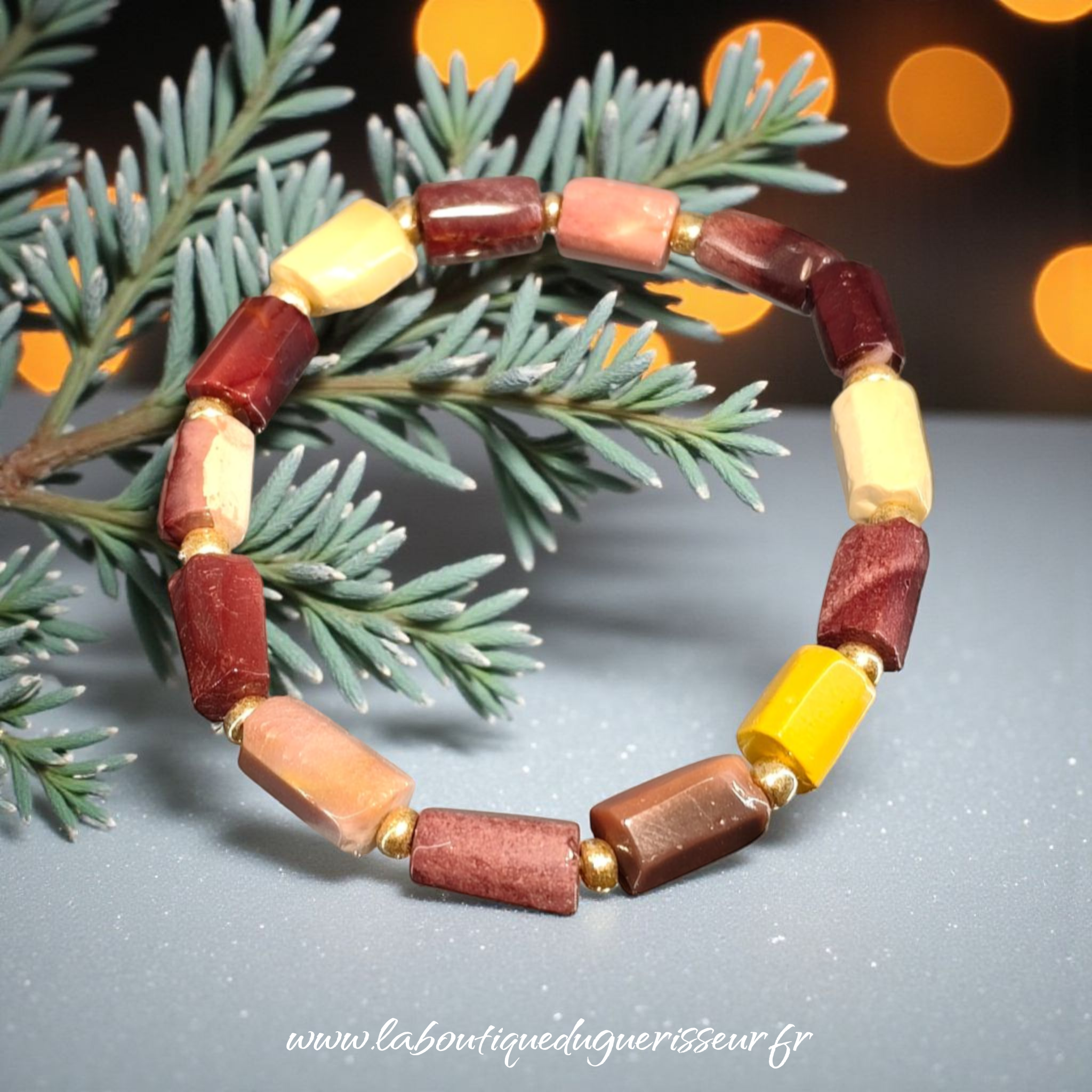 Bracelet Féérique “Esprit des Terres Sacrées” – JASPE MOKAÏTE