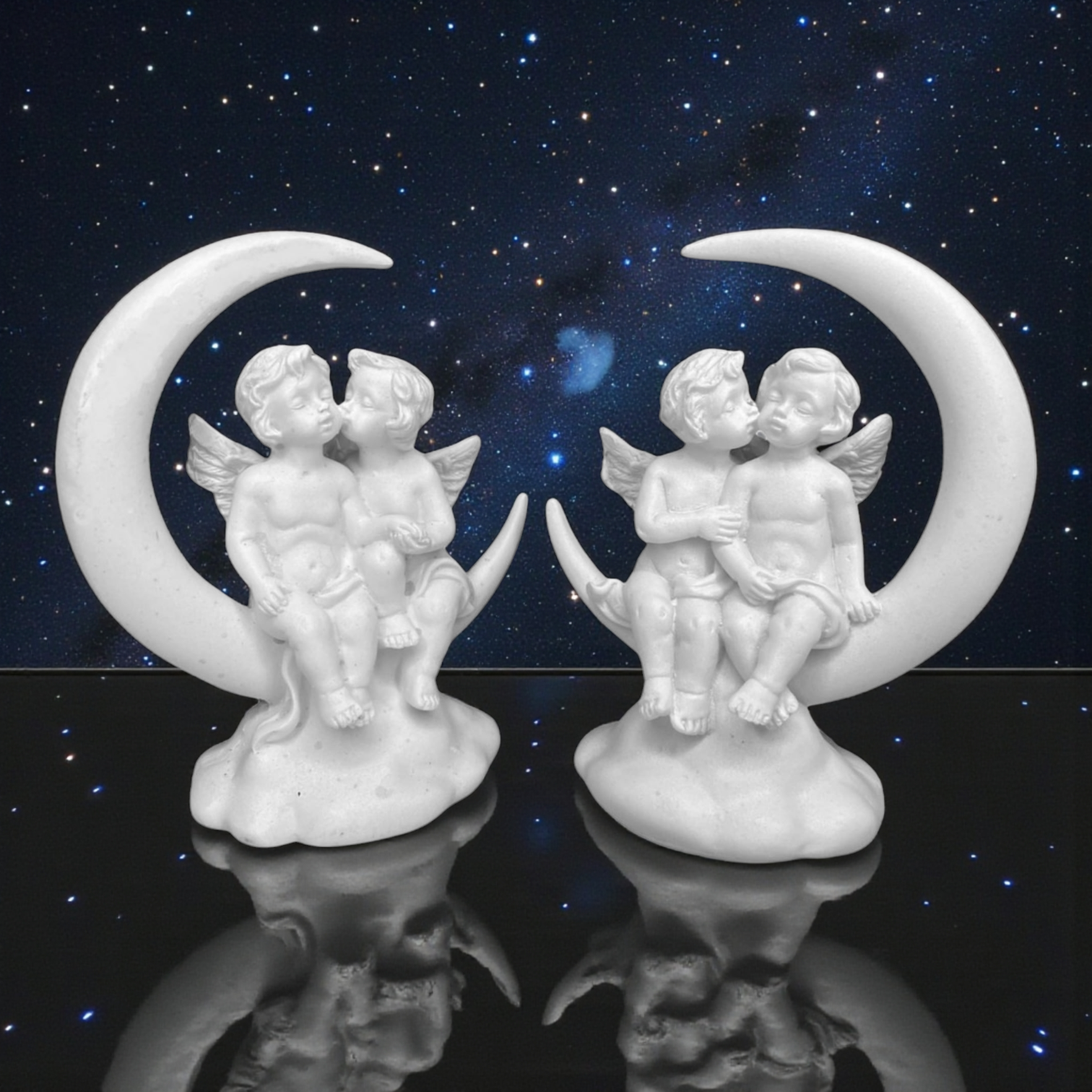 Couple d’Anges sur Lune