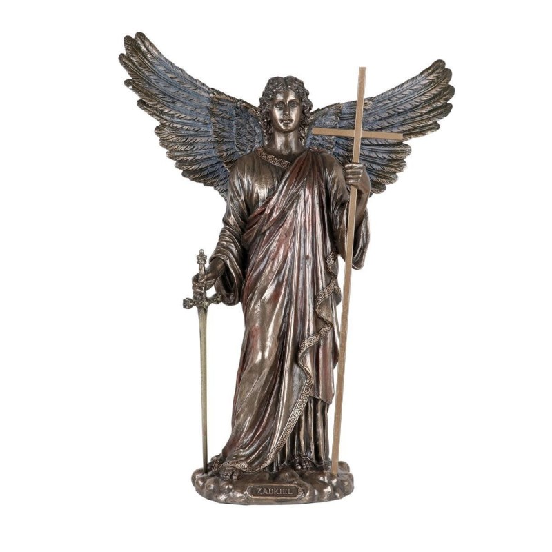 statue-bronze-coule-a-froid-archange-zadkiel-h-35-cm
