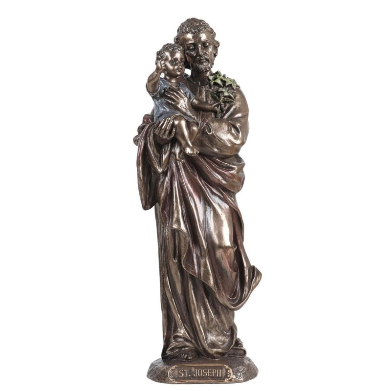 statue-bronze-coule-a-froid-de-saint-joseph-h-21-cm