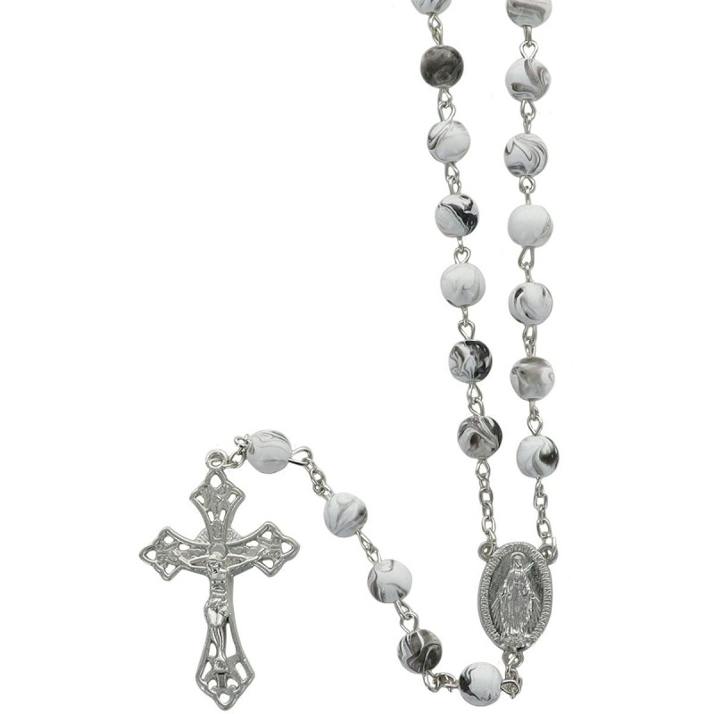chapelet-grains-en-acrgfylique-marbre-o-8-mm-sur-chaine-longueur-au-coeur-40-cm-croix-avec-christ-plusieurs-couleurs