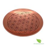 Assiette cuivre fleur de vie  (7)