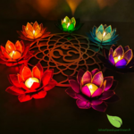 ensemble bougeoir chakra lotus (5)