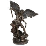statue-bronze-coule-a-froid-de-saint-michel-avec-le-demon-plusieurs-tailles