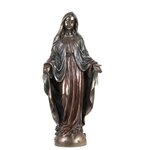 statue-bronze-coule-a-froid-de-la-vierge-miraculeuse-h-21-cm