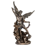 statue-bronze-coule-a-froid-de-saint-michel-avec-le-demon-plusieurs-tailles