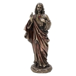 statue-bronze-coule-a-froid-du-sacre-coeur-de-jesus-h-21-cm