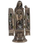 statue-bronze-coule-a-froid-tryptique-de-la-vierge-a-l-enfant-avec-representation-de-la-nativite-a-l-interieur-h-20-cm