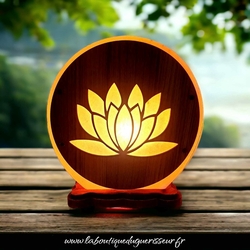 Lampe De Sel D'Himalaya Naturelle 1-2 Kg - Avec Ampoule, Crée Une Ambiance Apaisante - 6