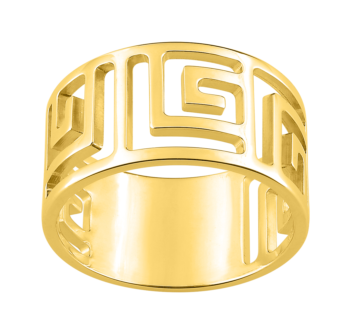 Bague Logo Guy Laroche en plaqué or