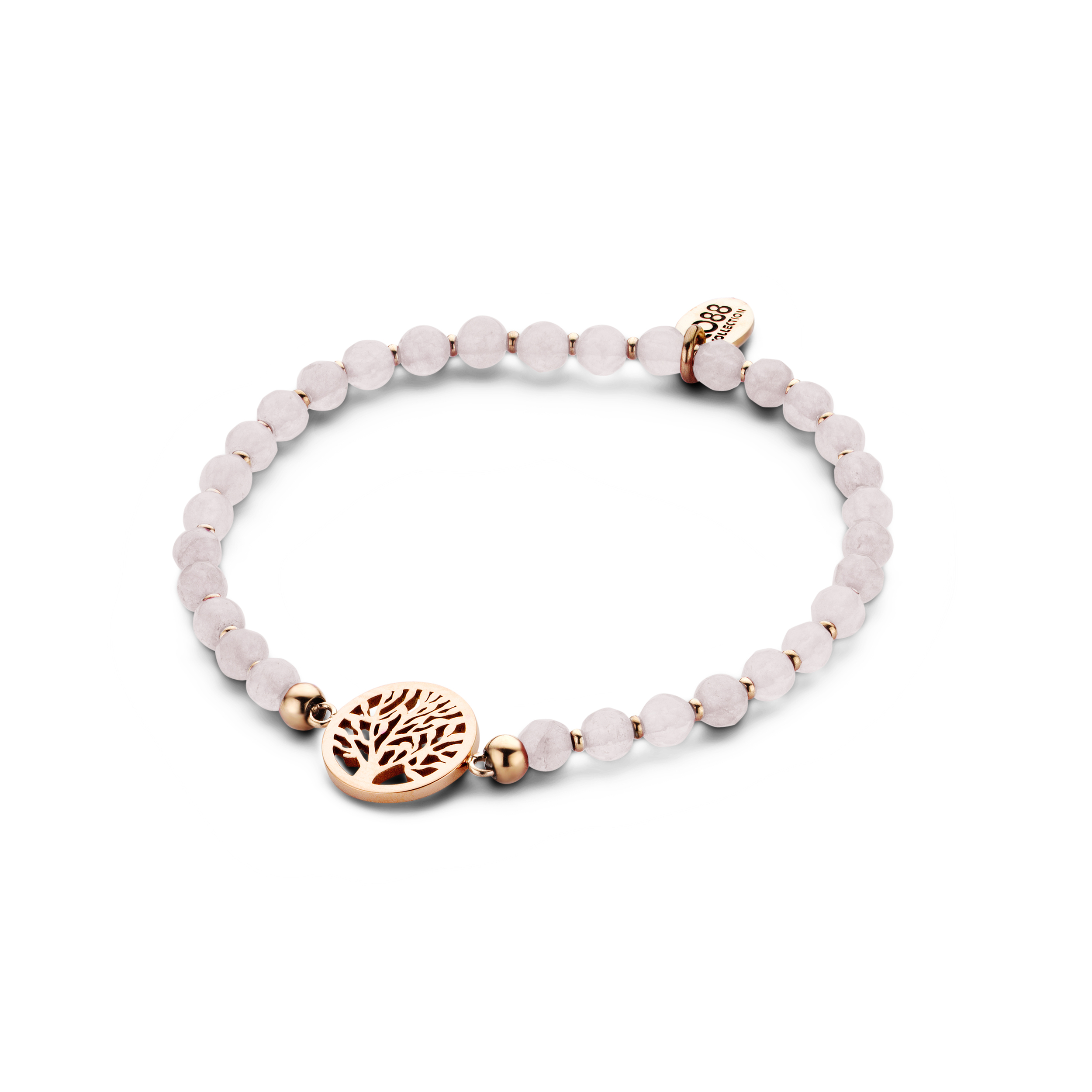 Bracelet Femme CO88 Arbre de vie et Jade blanche