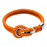 bracelet-navigateur-acier-poli-cordon-coton-orange-taille-unique