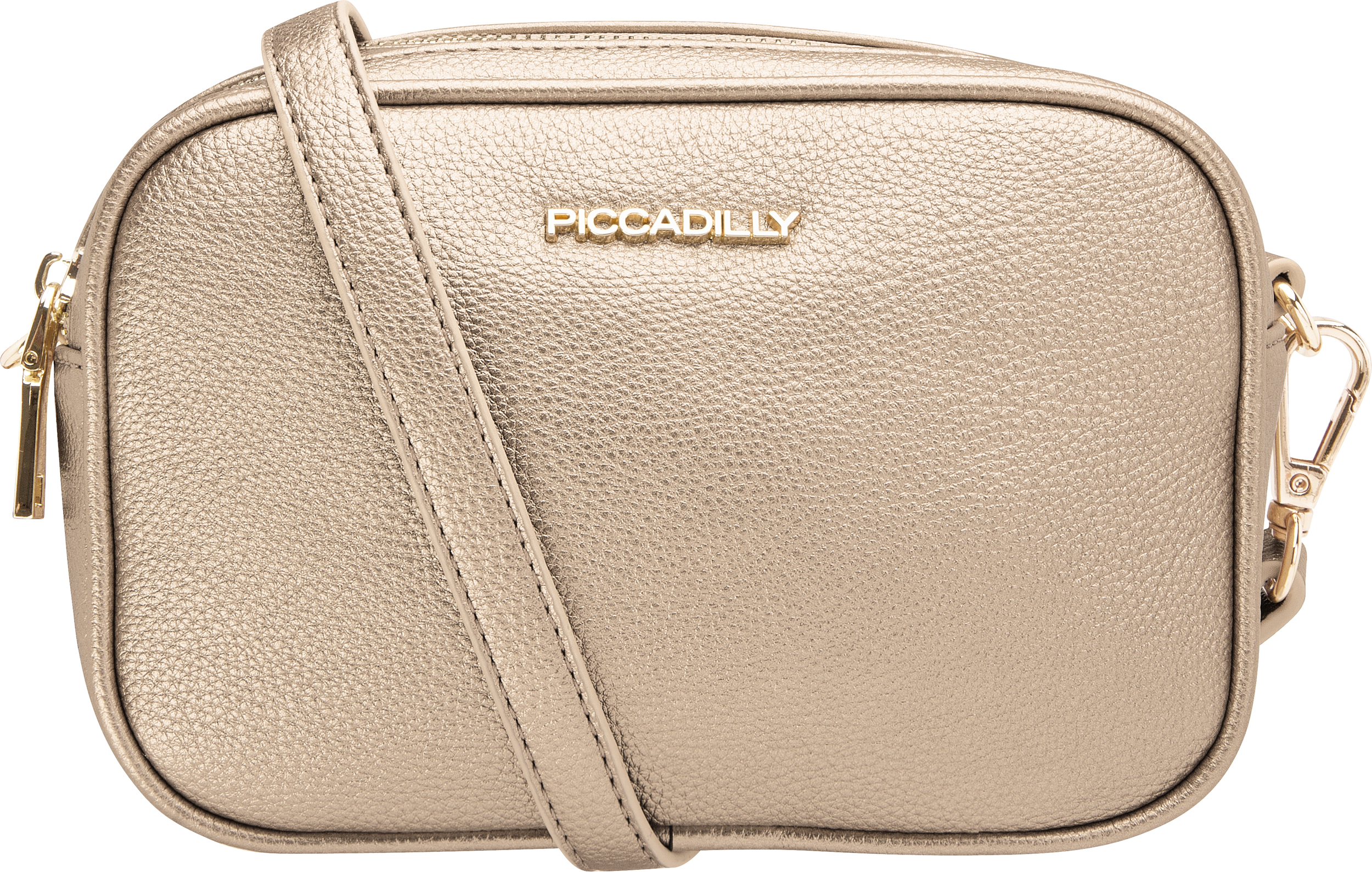 Sac en bandouliere dore Piccadilly