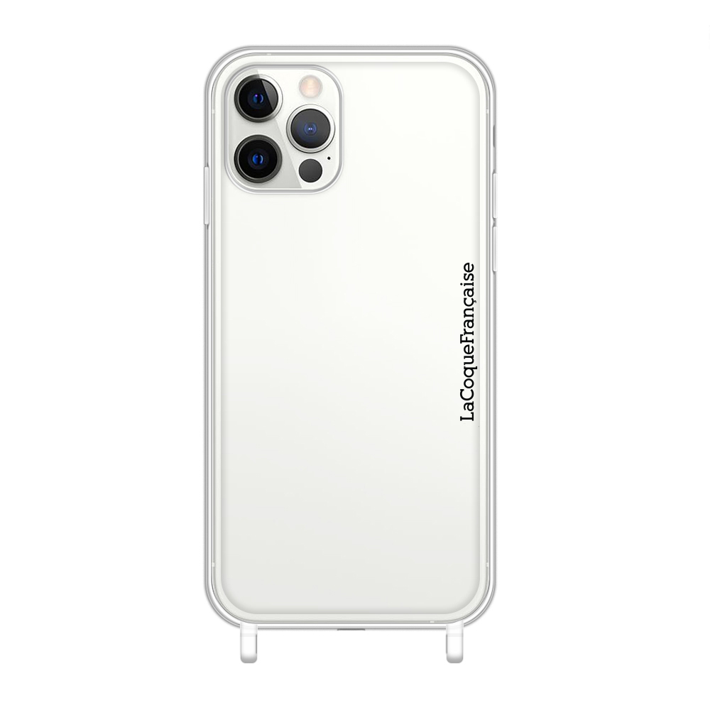 La Coque Française iPhone 12/ 12PRO transparente avec anneaux transparents en silicone