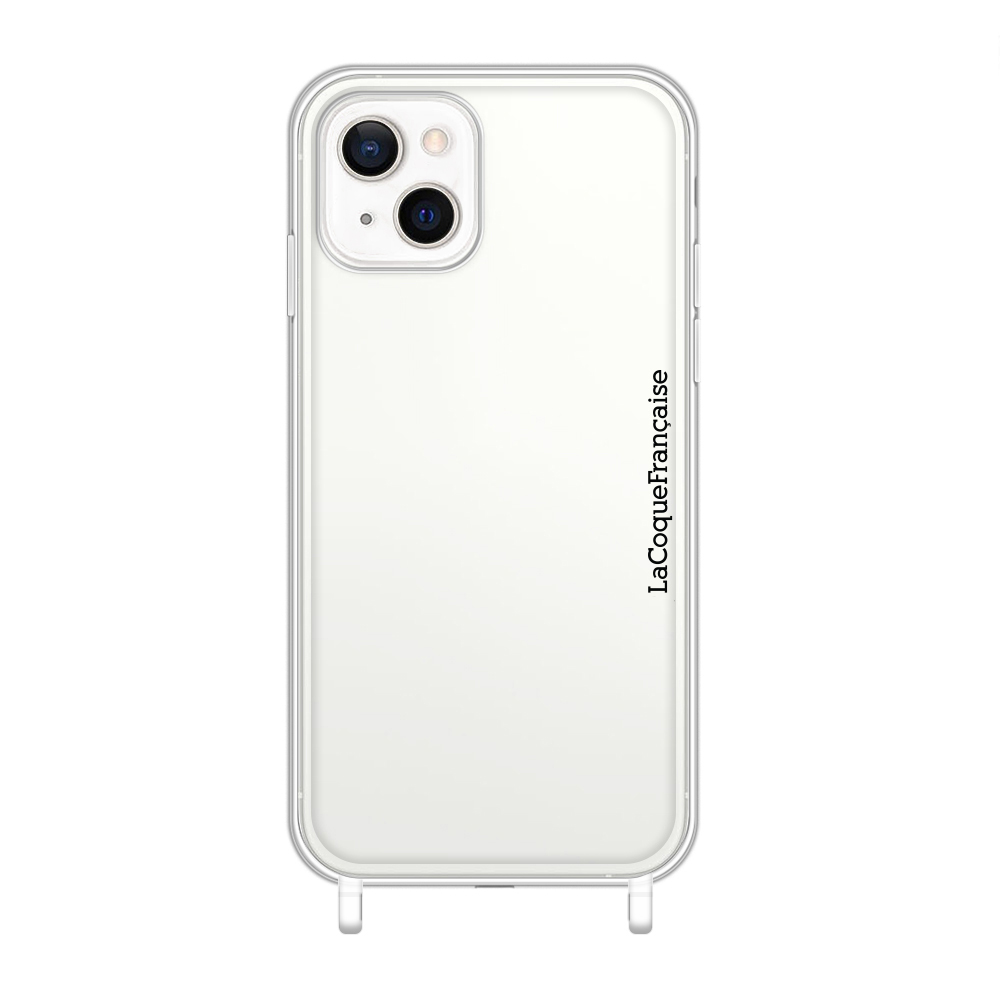 La Coque Française iPhone 13 transparente avec anneaux transparents en silicone