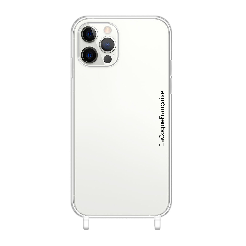 La Coque Française iPhone 13 PRO MAX transparente avec anneaux transparents en silicone