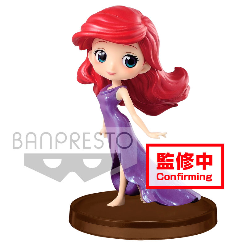 Figurine Q Posket Ariel 5cm Robe Violette
