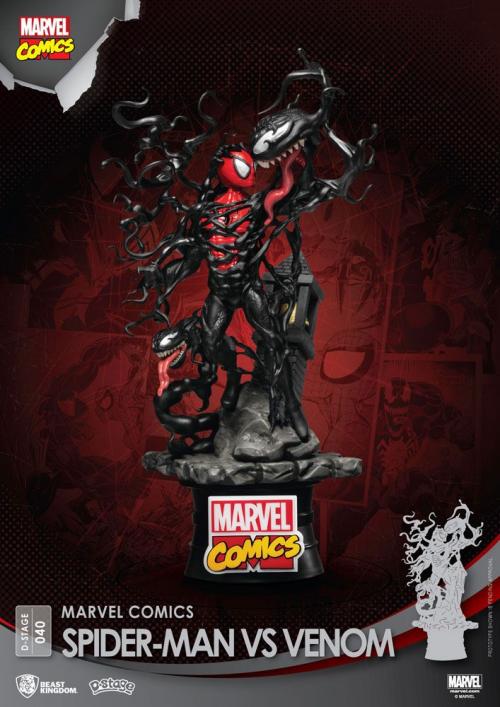 Figurine D-Stage Marvel Spiderman Vs Venom