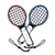 Racket Tennis for Joy Con x2