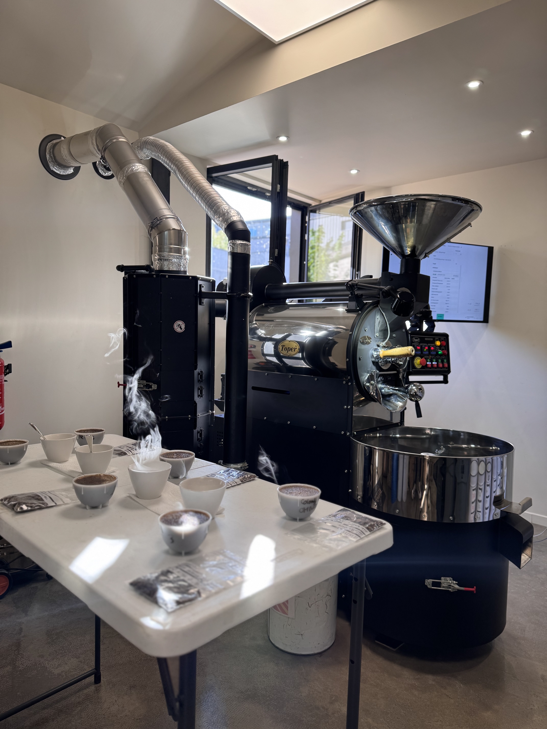 Atelier de torréfaction à Châteauroux