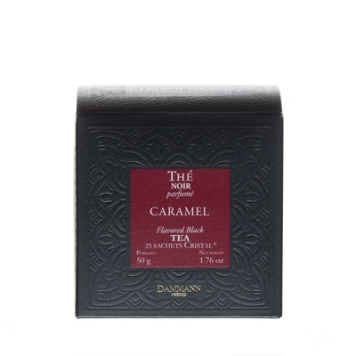 Thé Noir Caramel, 25 Sachets cristal