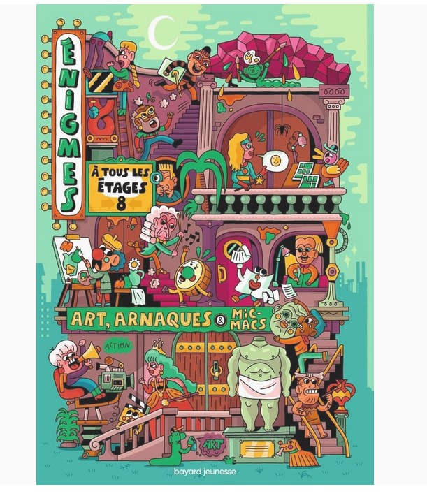 Screenshot 2024-08-05 at 17-19-55 Énigmes à tous les étages Tome 8 art arnaques et micmacs Paul Martin - Livres jeux et dactivités Cultura