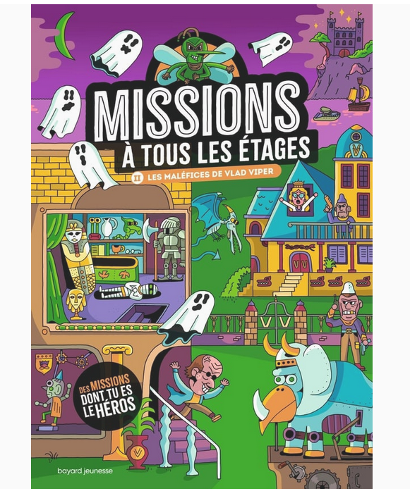 Screenshot 2024-08-05 at 17-30-04 Missions à tous les étages Tome 2 les maléfices de Vlad Viper Paul Martin Erwann Surcouf - Livres jeux et dactivités Cultura