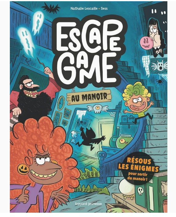 Screenshot 2024-08-05 at 18-44-27 Escape game au manoir Tome 1 Nathalie Lescaille - Livres jeux et dactivités Cultura