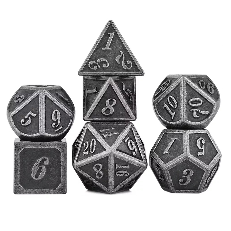 des-metal-mini-lot-de-7-des-14mm-outlined-silver-95608-image-1